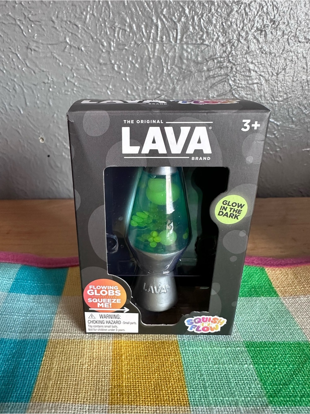 Schilling LAVA Glow-in-the-Dark Blue Green Lava Lamp